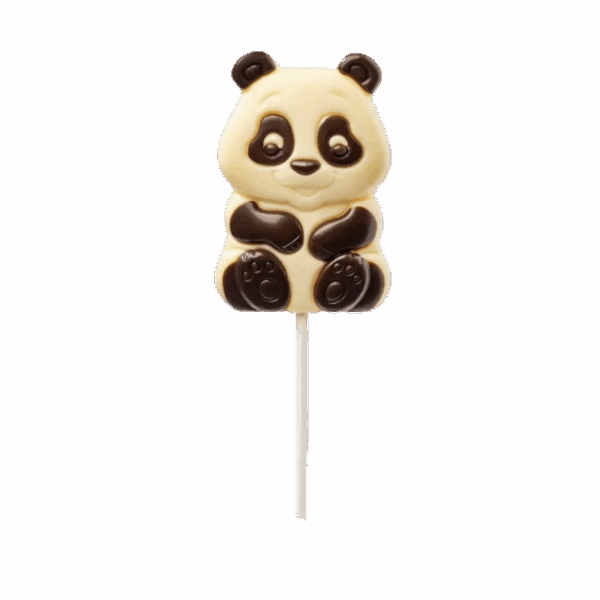 Lollipop panda ciocolata alba 35g