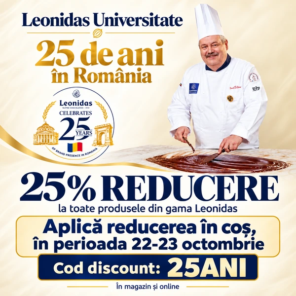 Promoție 25ANI Leonidas Universitate